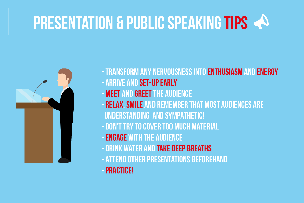 Develop your presentational skills