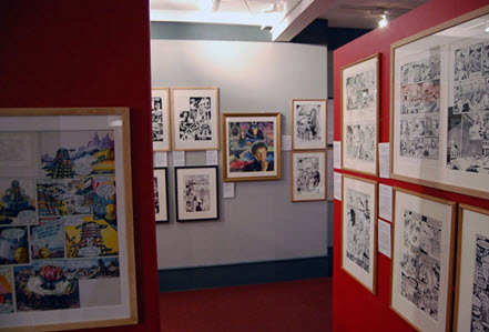 Gallery in the Cartoon Museum 