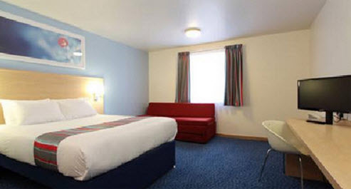 Bedroom of Travelodge London Central City Road 