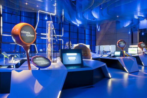 Climate system attraction at the Science Museum 