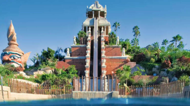 Waterslide at Siam Park 