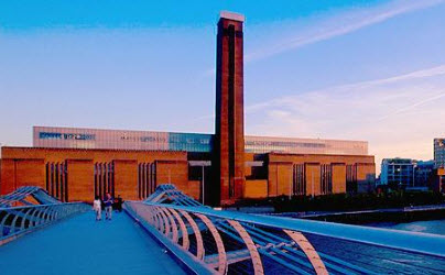 View from outside the Tate Modern