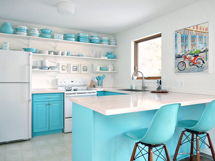 Dans Le Townhouse kitchen Tanya Dans Le Townhouse blue kitchen