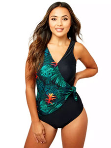 Joe Browns Palm Life Crossover swimsuit
