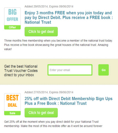 The National Trust Holiday Cottages Expired Coupons For The National Trust Holiday Cottages we currently have 0 coupons and 4 deals. Our users can save with our coupons on average about $ Todays best offer is New Cottages From £ Per Week.