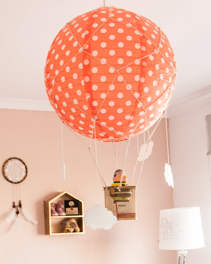 Hot Air Balloon Light La Maison Jolie Nursery hot balloon light