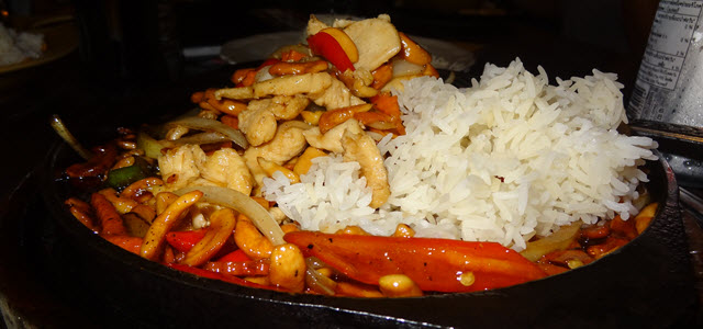 Chicken and cashew nuts