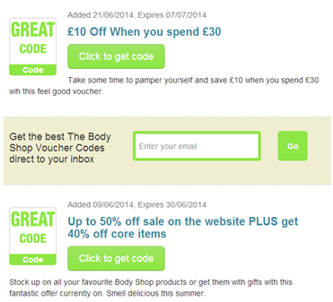 Up to 40% off plus get a free shower gel when you spend £25 at Body Shop Active The Body Shop Vouchers & Discount Codes for December 2018