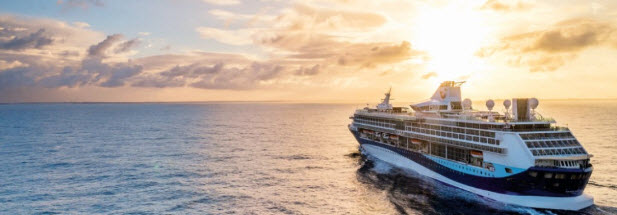 Tui Cruise ship at sea 