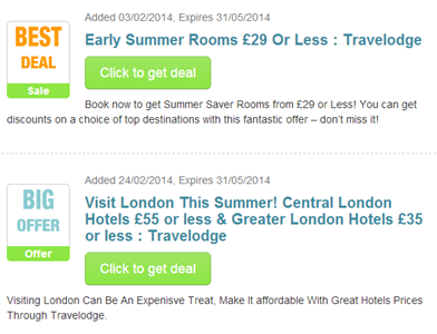 Coupons travelodge