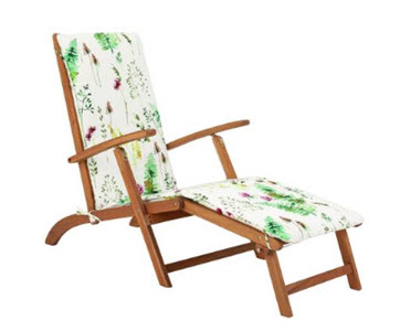 Argos Home Steamer Chair with Moorland Pattern 