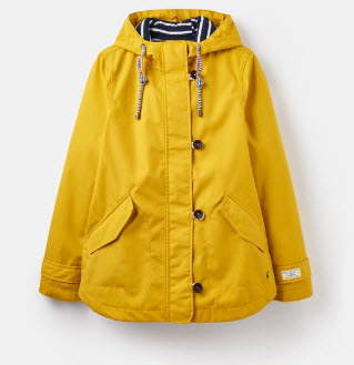 yellow rain coat 